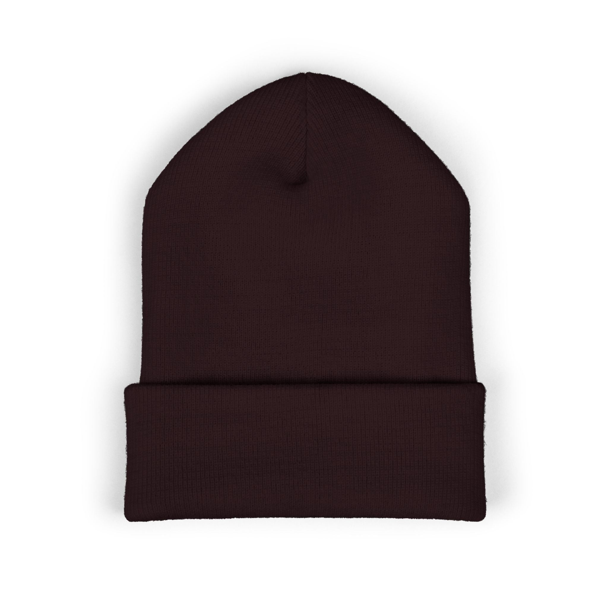 Bonnet Classique à Revers – MNUR VISION Accessoire d’hiver brodé, stylé et spirituel – Unisexe, intemporel, idéal pour offrir