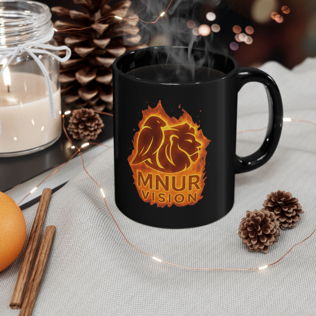 Mug Noir en Céramique – 11oz / 15oz Élégance, résistance et personnalisation sacrée