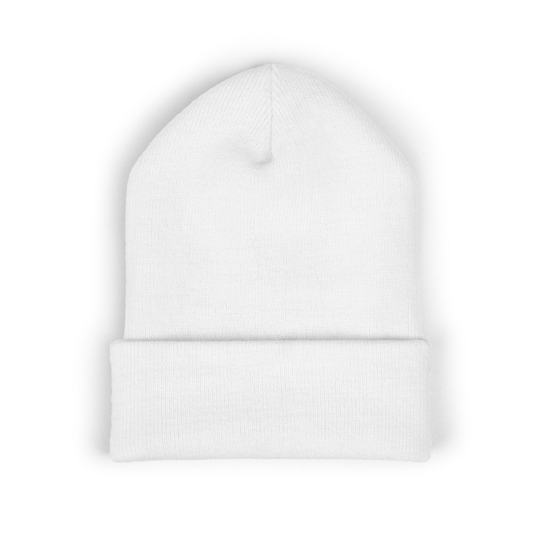 Bonnet Classique à Revers – MNUR VISION Accessoire d’hiver brodé, stylé et spirituel – Unisexe, intemporel, idéal pour offrir