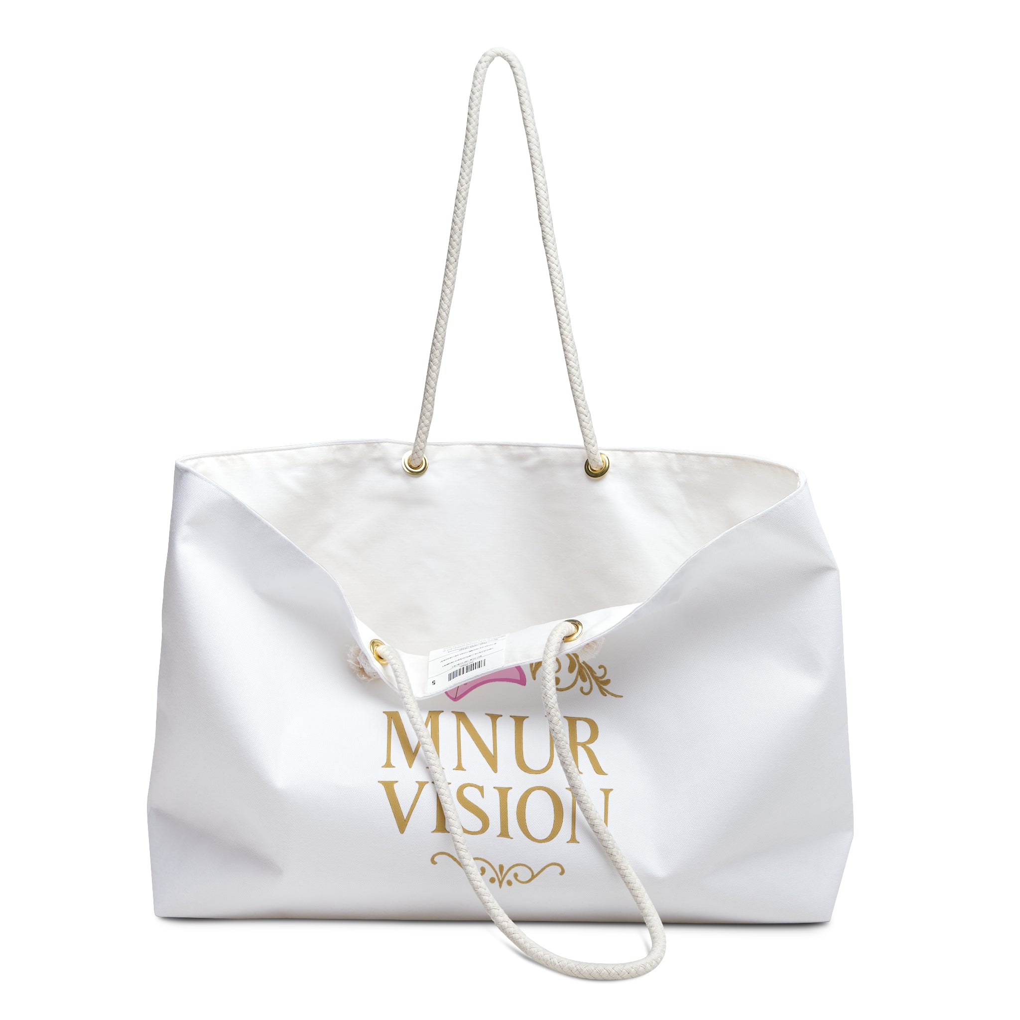 Sac Weekender Chic – Design Floral & Logo MNUR VISION L’élégance nomade pour les voyages, le sport et les sorties décontractées