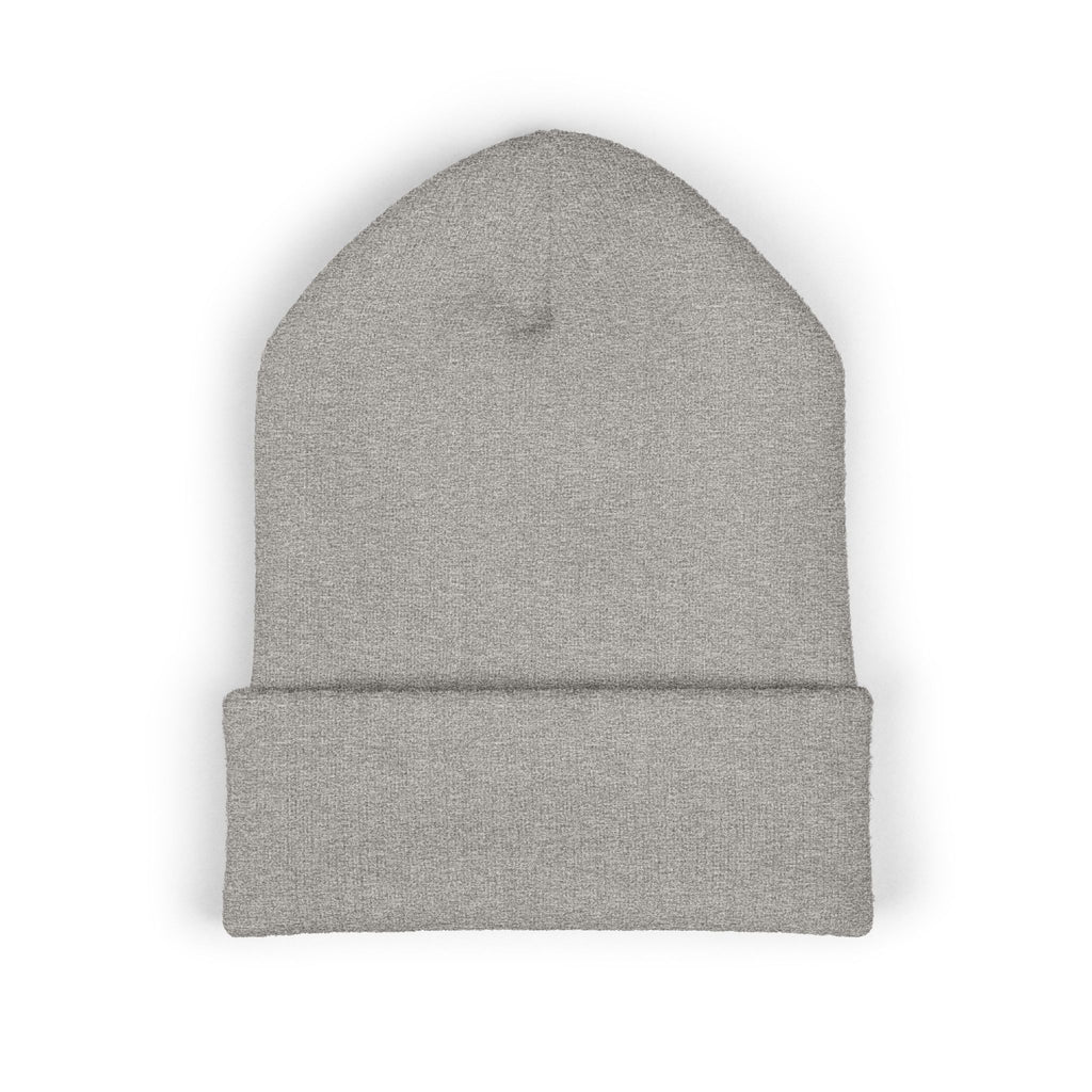 Bonnet Classique à Revers – MNUR VISION Accessoire d’hiver brodé, stylé et spirituel – Unisexe, intemporel, idéal pour offrir