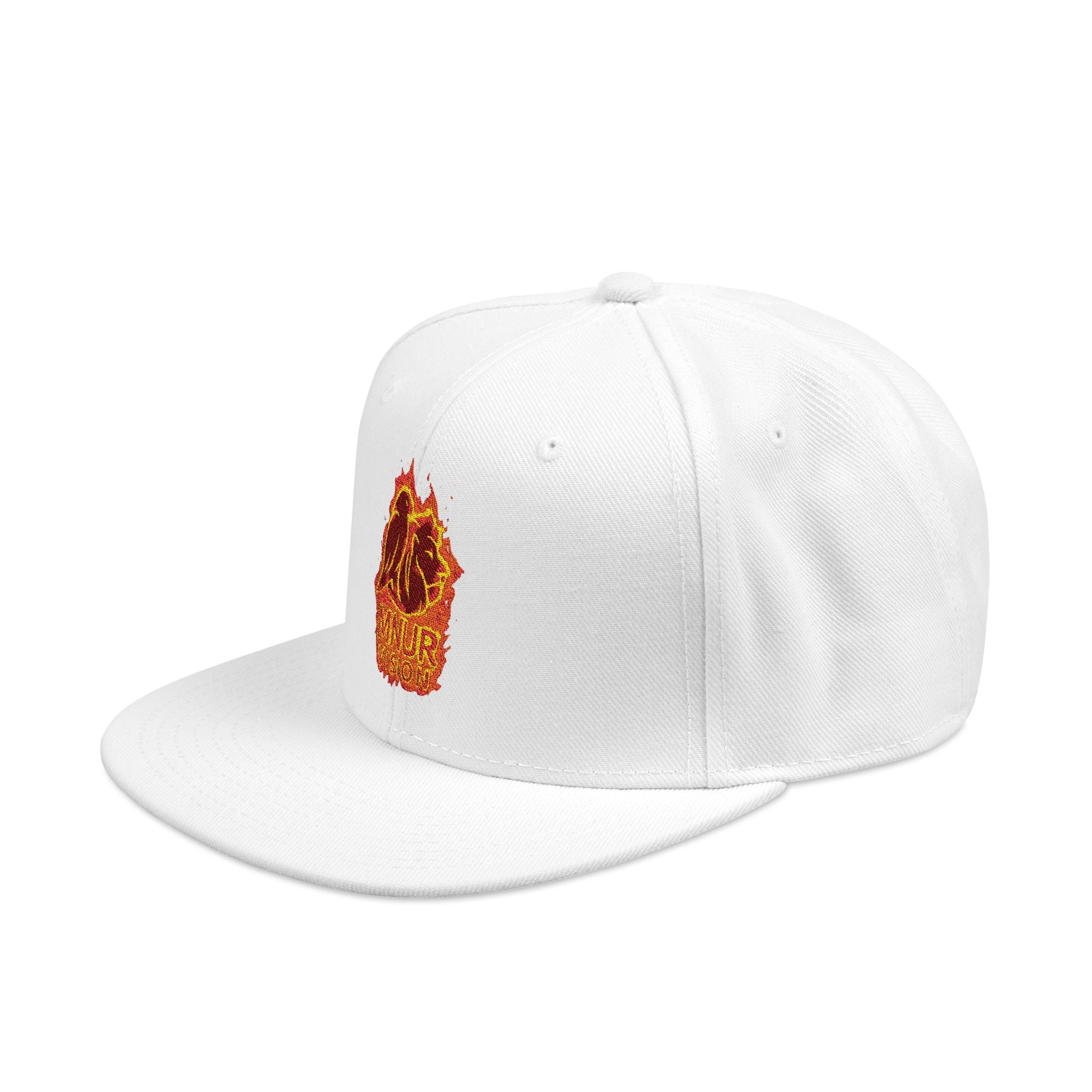 Casquette Snapback inspirée par le feu – Style tendance pour passionnés de mode, accessoire chic pour les festivals d’été, cadeau idéal pour les amis