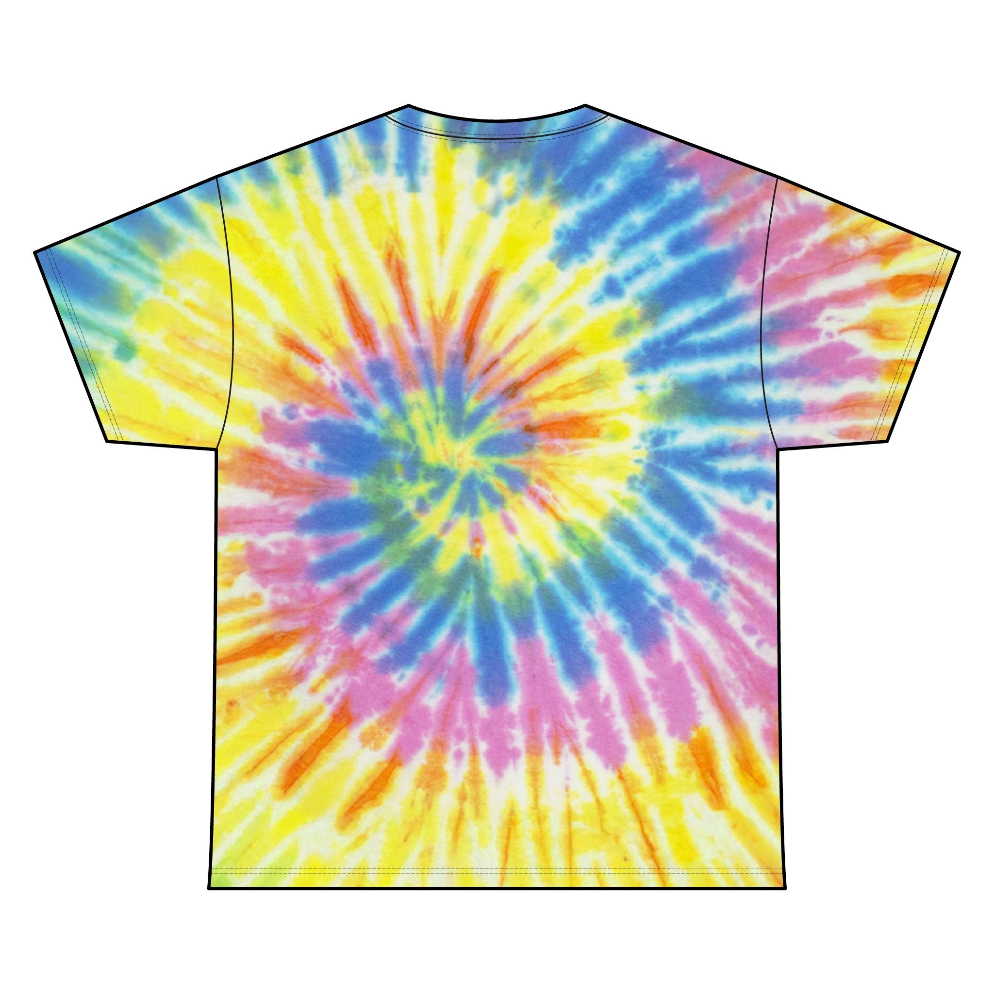 T-shirt Unisexe Tie & Dye – Énergie Vibrante et Style Urbain Coton tendance pour festivals, sorties décontractées, streetwear affirmé – Cadeau idéal pour amis et esprits libres