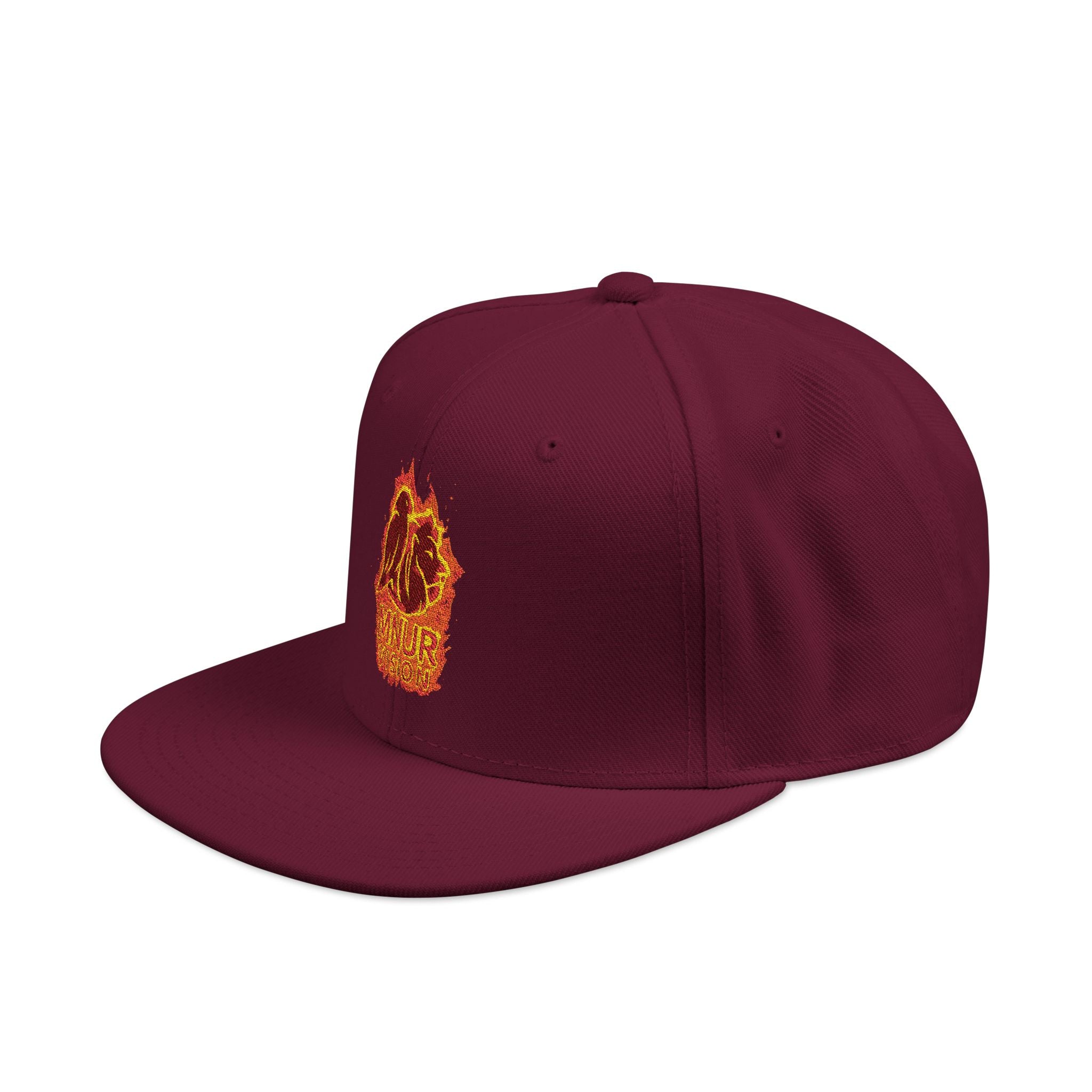 Casquette Snapback inspirée par le feu – Style tendance pour passionnés de mode, accessoire chic pour les festivals d’été, cadeau idéal pour les amis