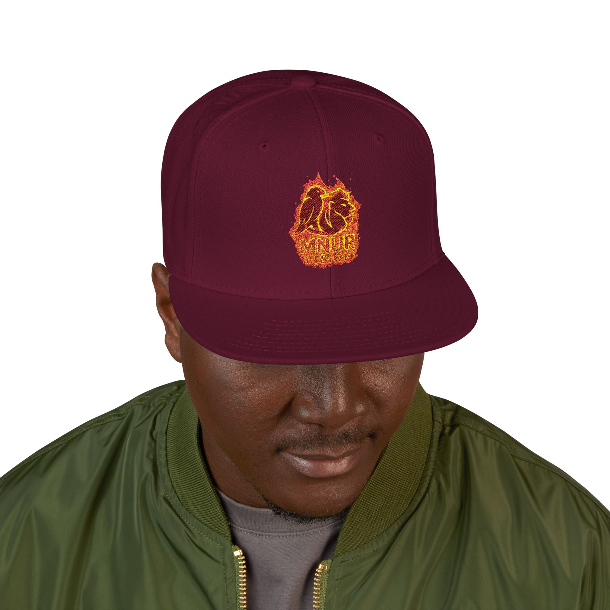 Casquette Snapback inspirée par le feu – Style tendance pour passionnés de mode, accessoire chic pour les festivals d’été, cadeau idéal pour les amis