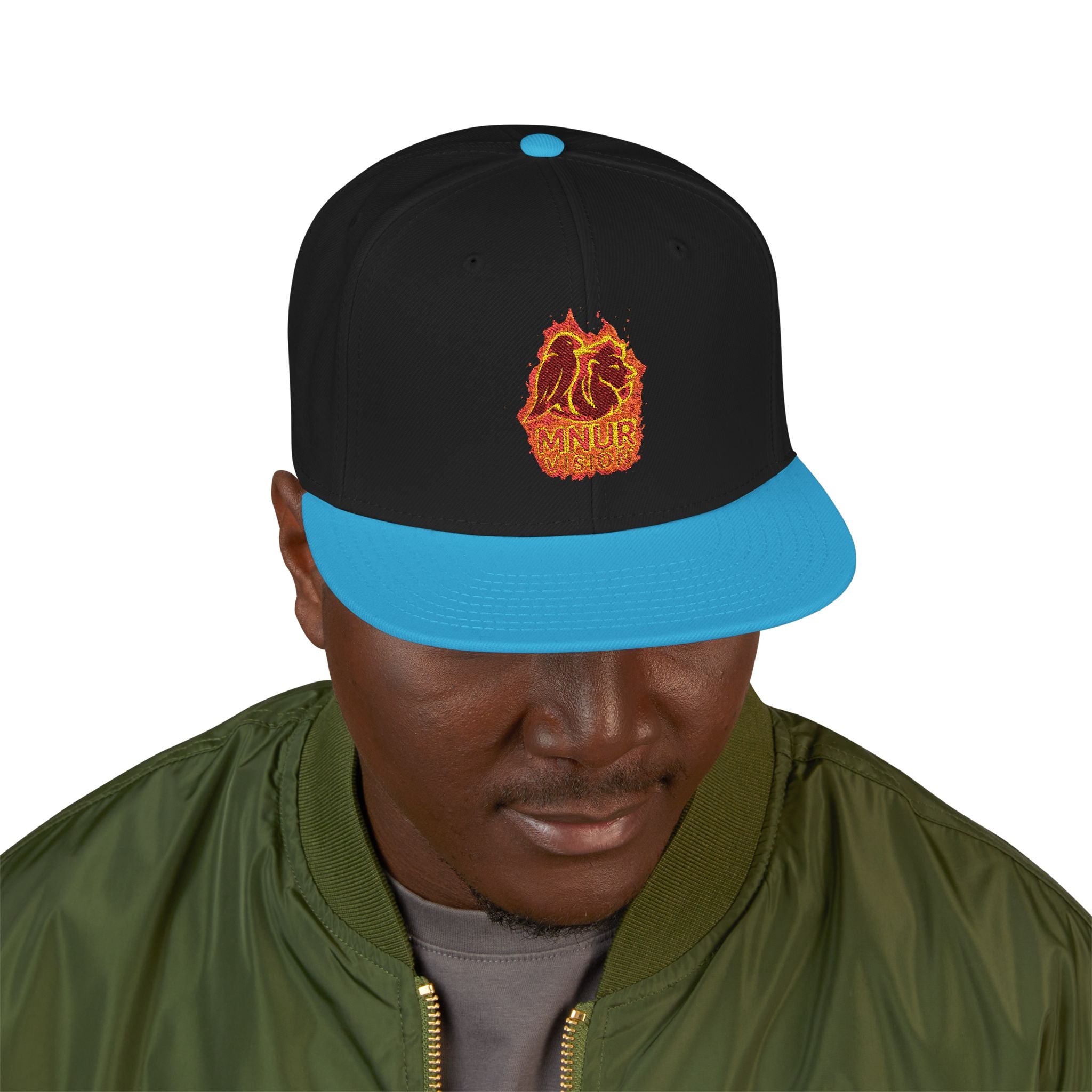 Casquette Snapback inspirée par le feu – Style tendance pour passionnés de mode, accessoire chic pour les festivals d’été, cadeau idéal pour les amis