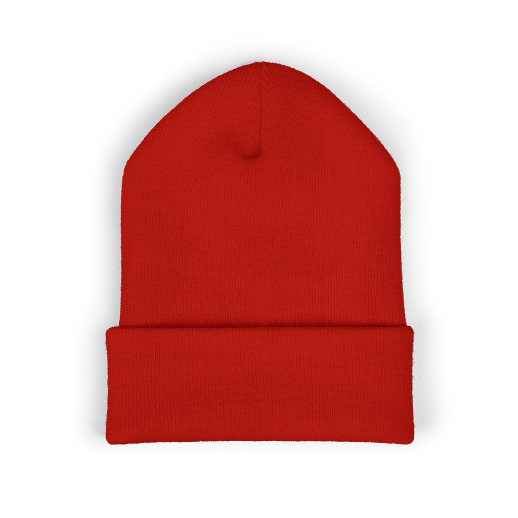 Bonnet Classique à Revers – MNUR VISION Accessoire d’hiver brodé, stylé et spirituel – Unisexe, intemporel, idéal pour offrir